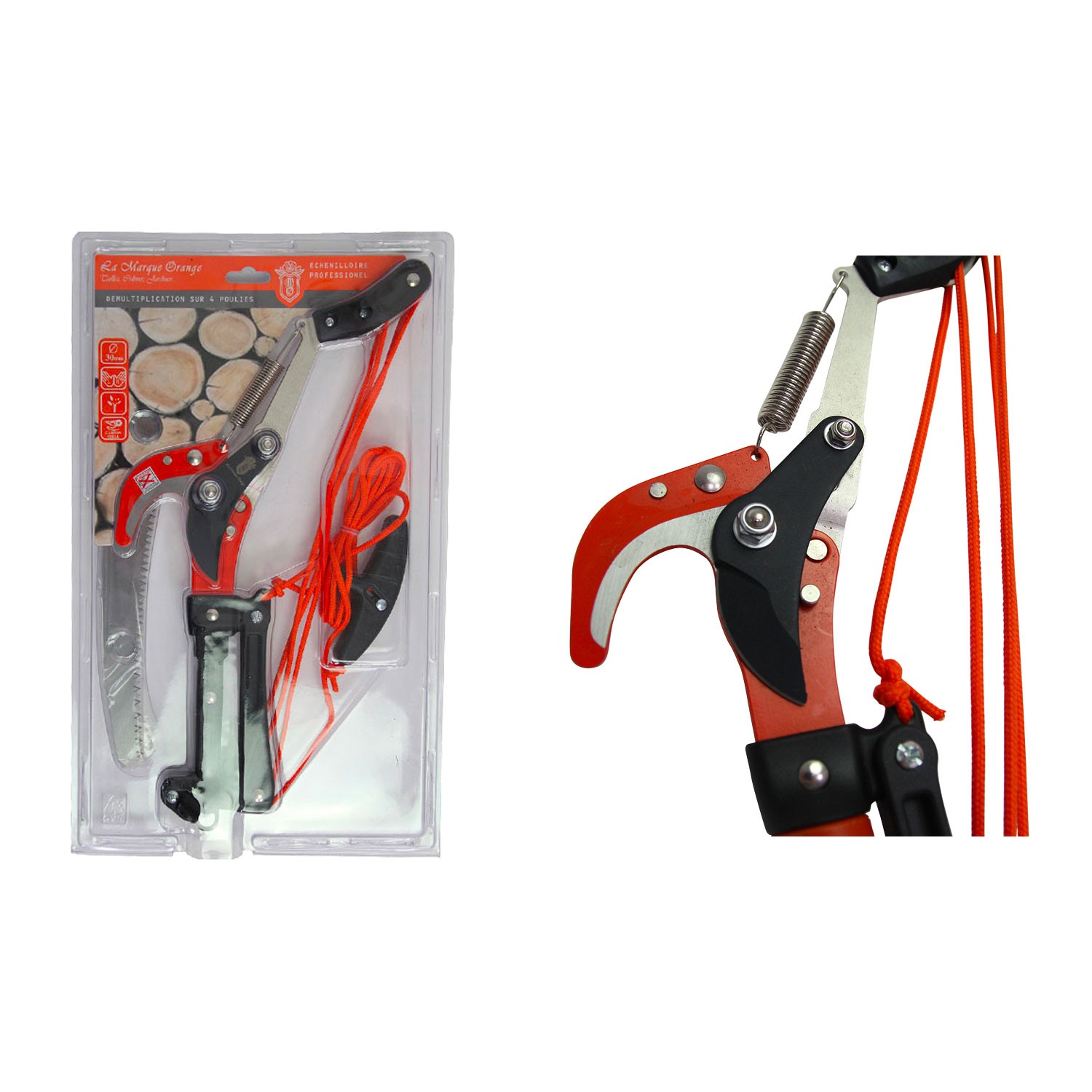 Kit Echenilloir scie elagage perche 400 cm – Image 2